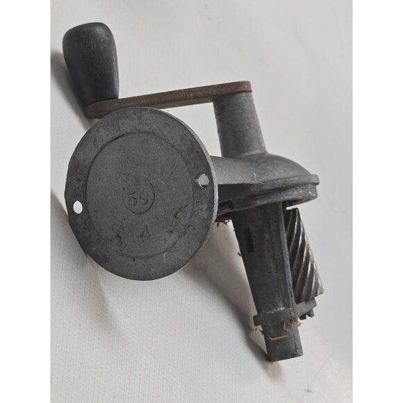 Vintage BOSTON BULLDOG Pencil Sharpener Orange Swirl Bakelite - Picture 13 of 16